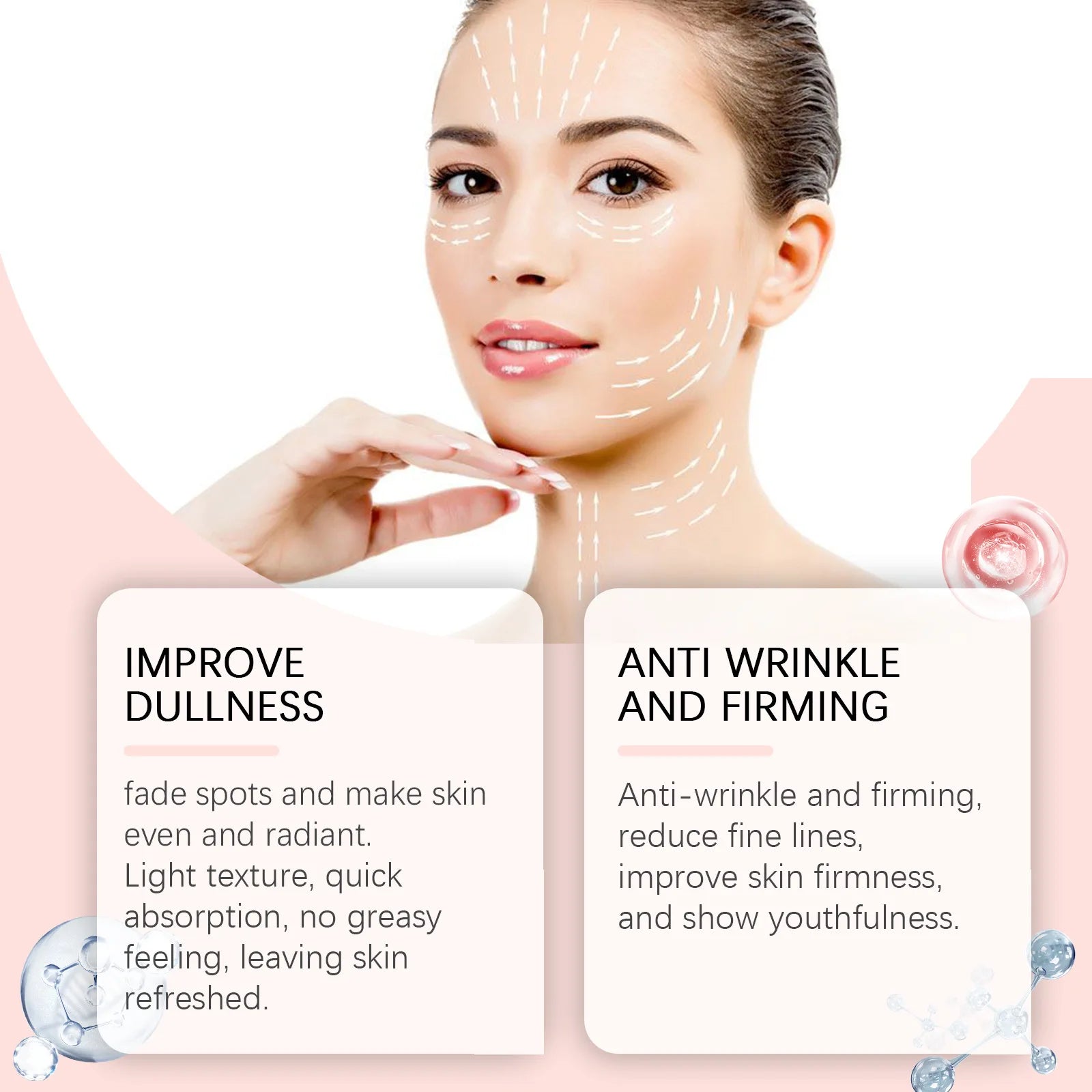 Collagen Wrinkle Removal Multi Bounce Balm Stick Instant Anti-Aging Firming Lift Brighten Facial Dull Skin Moisturizer Cosmetics