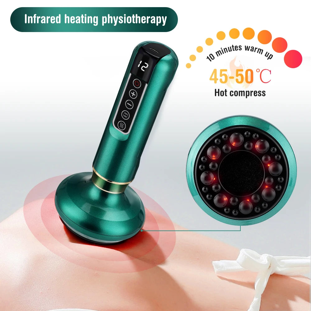 Lulupurest™ Electric Cupping & Gua Sha Massager (6/12 Gear)