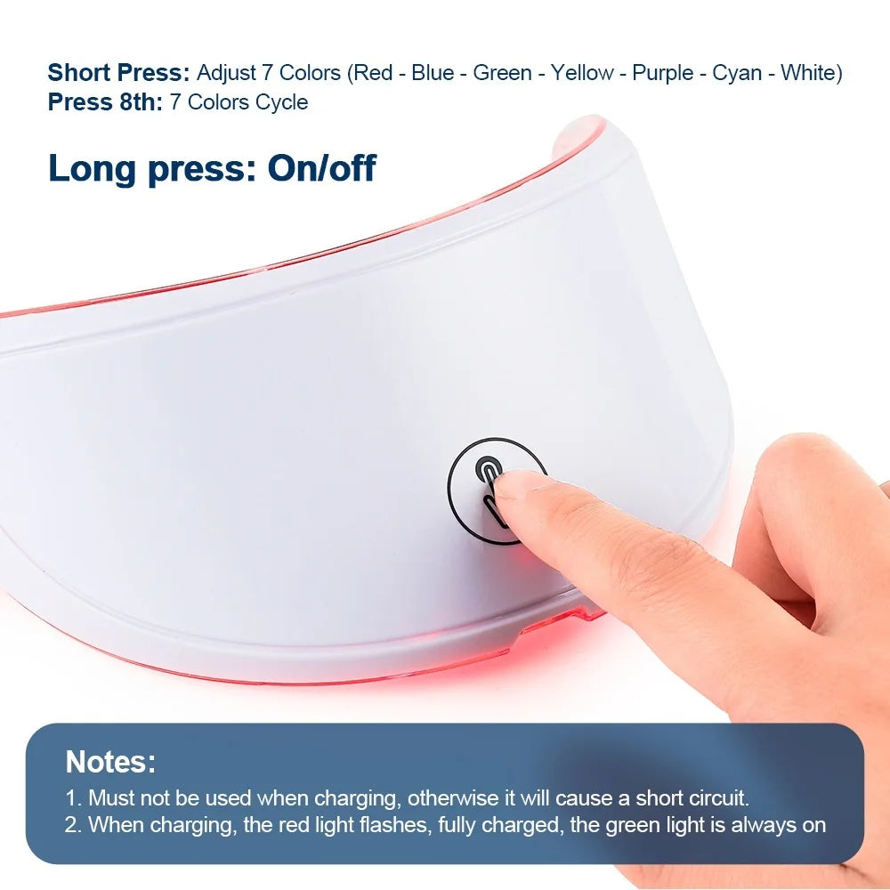 Lulupurest™ 7-Color LED Facial & Neck Mask