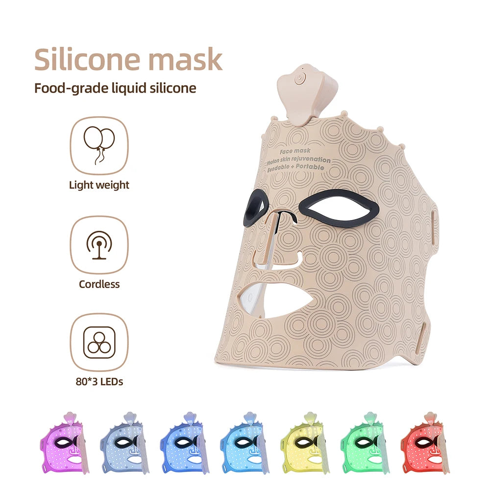 Lulupurest™ 7-Color LED Silicone Face Mask