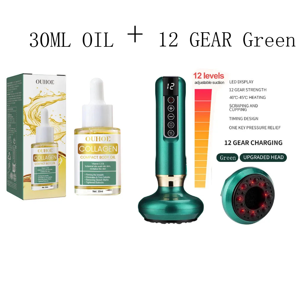 Lulupurest™ Electric Cupping & Gua Sha Massager (6/12 Gear)