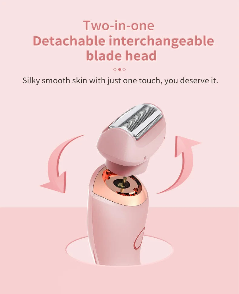 Lulupurest™ 2-in-1 Electric Razor & Bikini Trimmer for Women