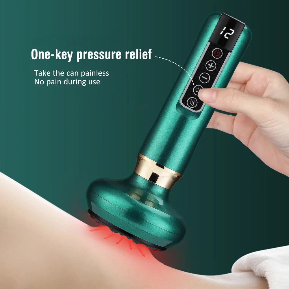 Lulupurest™ Electric Cupping & Gua Sha Massager (6/12 Gear)