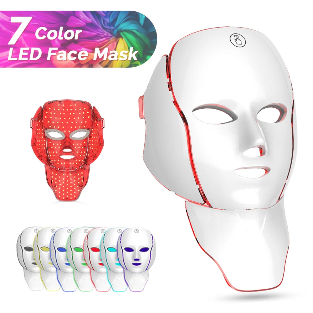 Lulupurest™ 7-Color LED Facial & Neck Mask