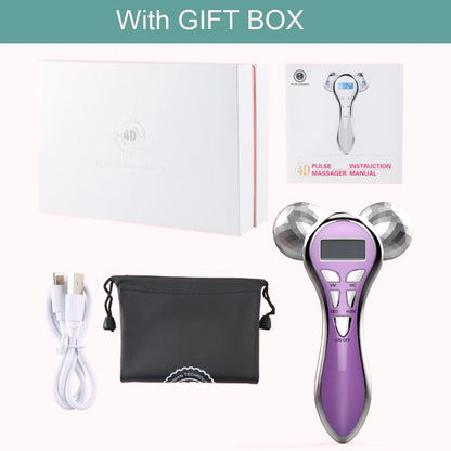 Lulupurest™ 4D EMS Microcurrent Face Massager Roller