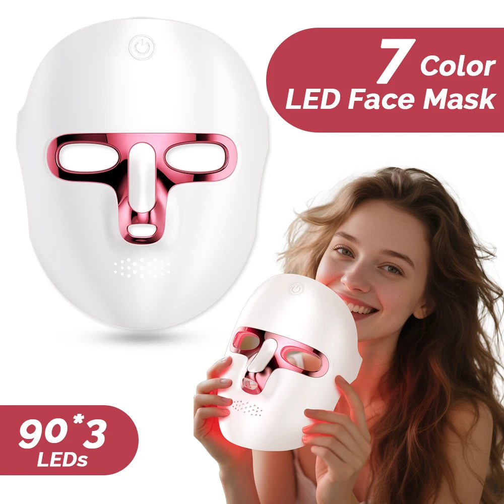 Lulupurest™ 7-Color LED Facial &amp; Neck Mask