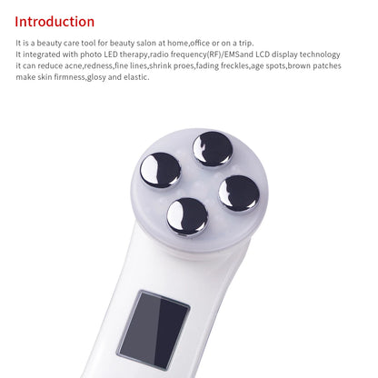 Lulupurest™ 5-in-1 RF EMS LED Photon Beauty Device