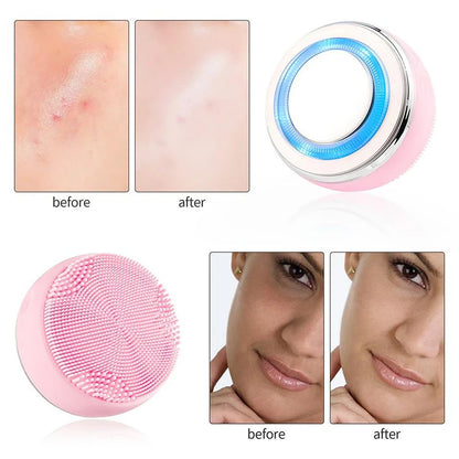 Lulupurest™ 2-in-1 LED Sonic Facial Cleansing Brush
