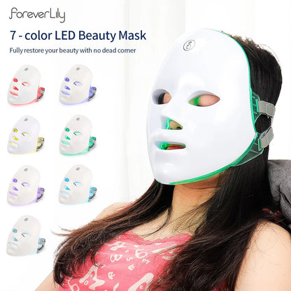 Lulupurest™ 7-Color LED Facial &amp; Neck Mask