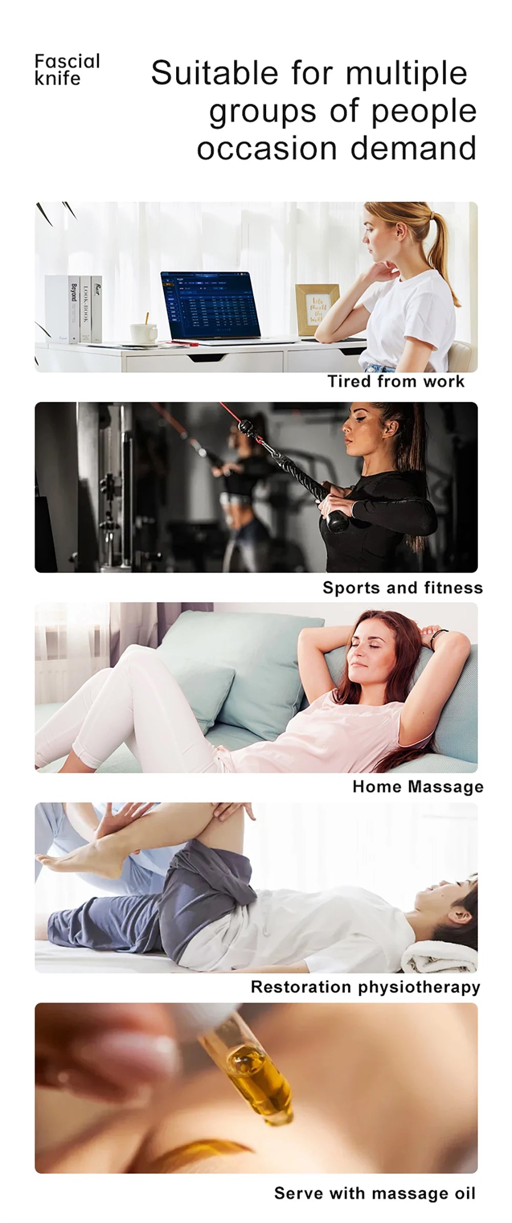 Electric Heating Fascia Knife Muscle Relaxation LCD Vibration Massager Warm Body Lifting Blade Comb Massage Tool