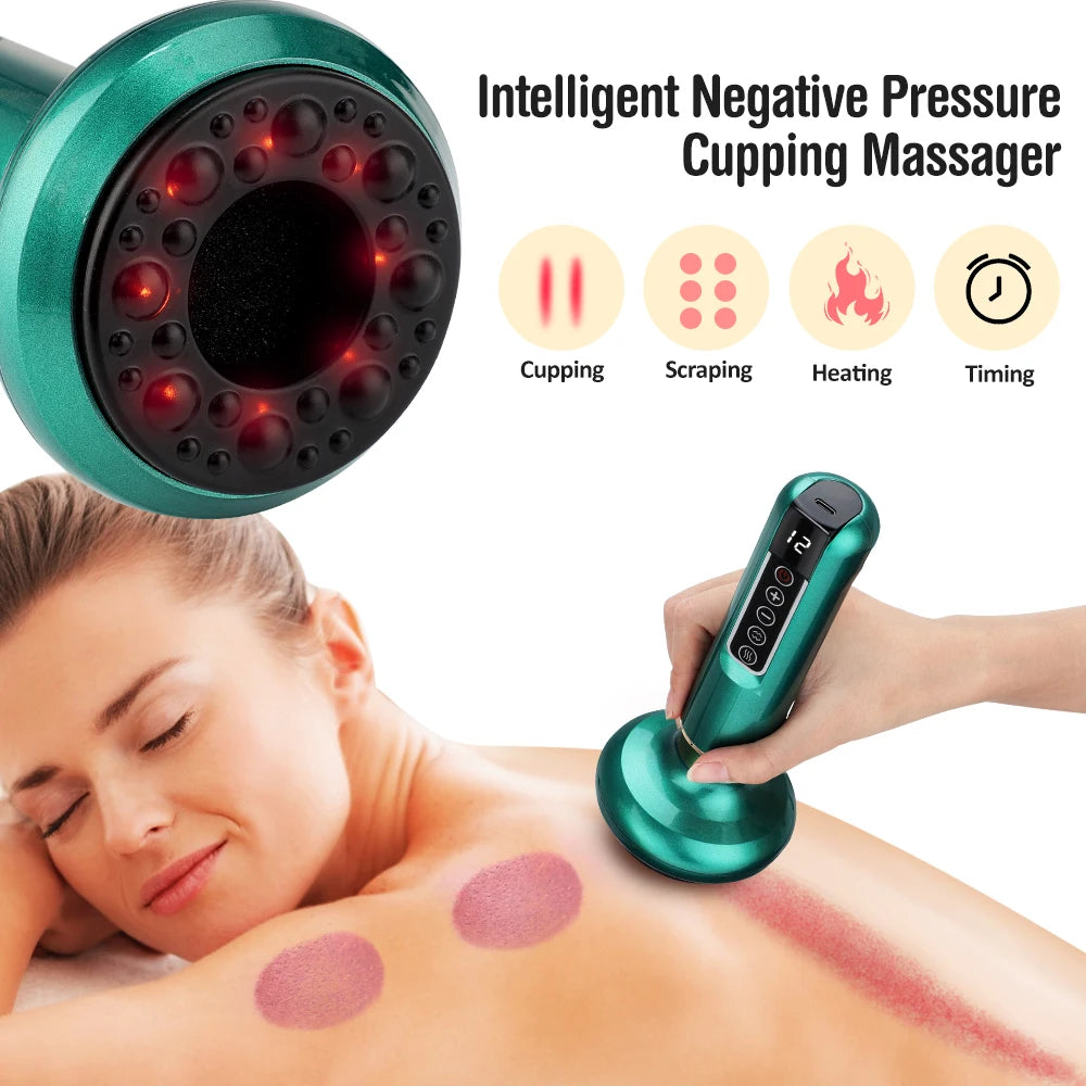 Lulupurest™ Electric Cupping &amp; Gua Sha Massager (6/12 Gear)