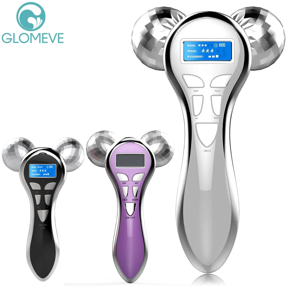 Lulupurest™ 4D EMS Microcurrent Face Massager Roller
