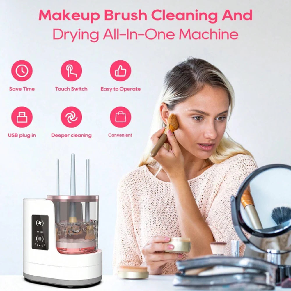 Lulupurest™ Electric Makeup Brush Cleaner &amp; Dryer