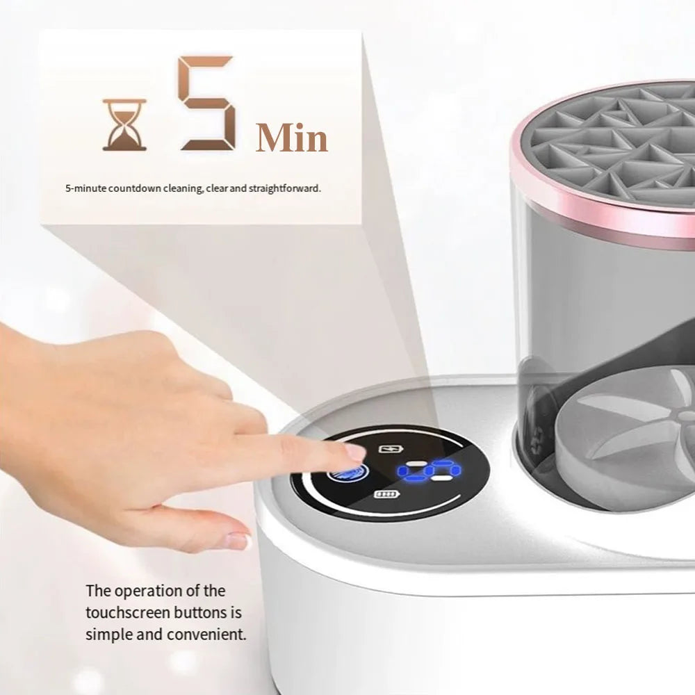 Lulupurest™ Electric Makeup Brush Cleaner &amp; Dryer