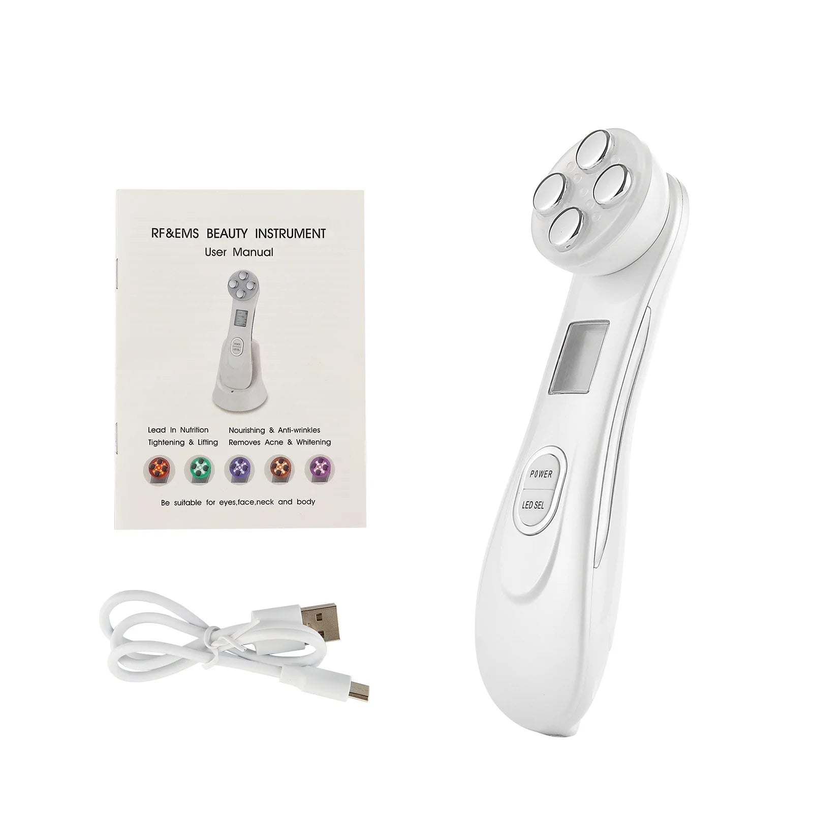 Lulupurest™ 5-in-1 RF EMS LED Photon Beauty Device