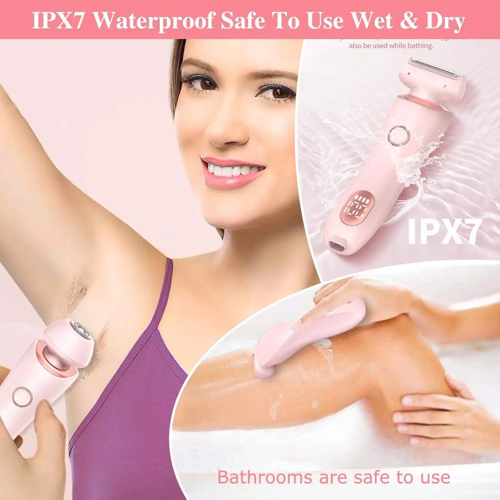 Lulupurest™ 2-in-1 Electric Razor &amp; Bikini Trimmer for Women