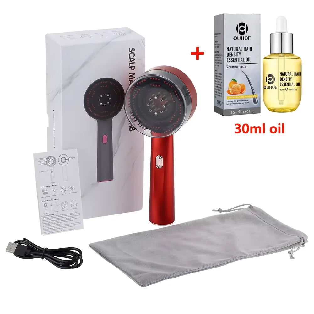 Lulupurest™ 3-in-1 Electric Scalp Massage Comb