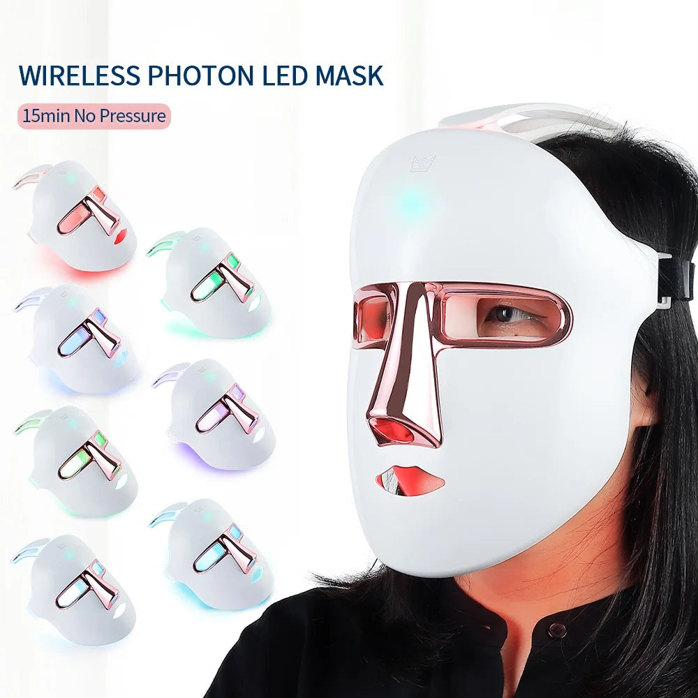 Lulupurest™ 7-Color LED Facial &amp; Neck Mask