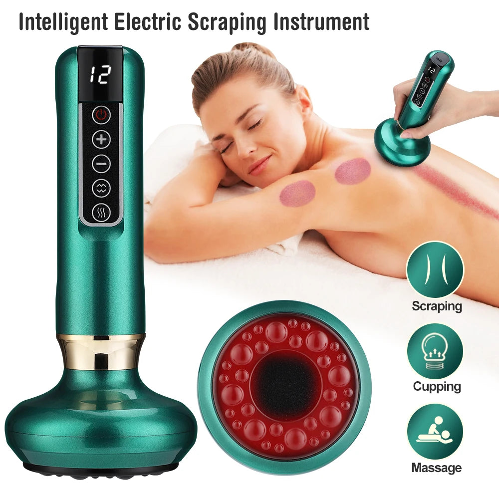 Lulupurest™ Electric Cupping &amp; Gua Sha Massager (6/12 Gear)