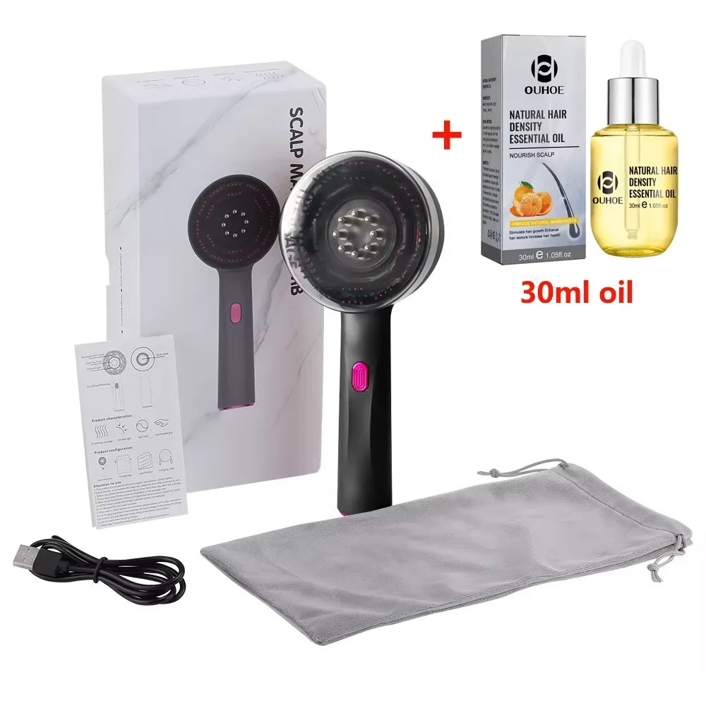 Lulupurest™ 3-in-1 Electric Scalp Massage Comb