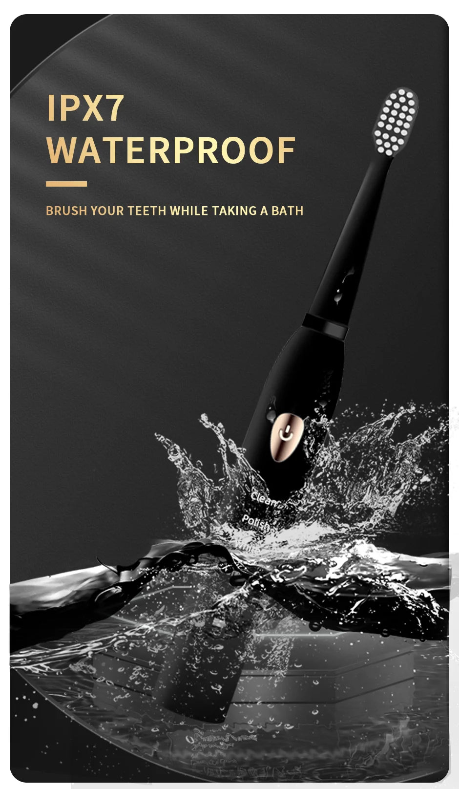Lulupurest™ 5-Mode Sonic Electric Toothbrush