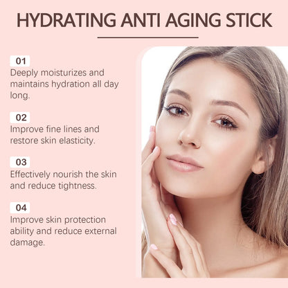 Collagen Wrinkle Removal Multi Bounce Balm Stick Instant Anti-Aging Firming Lift Brighten Facial Dull Skin Moisturizer Cosmetics