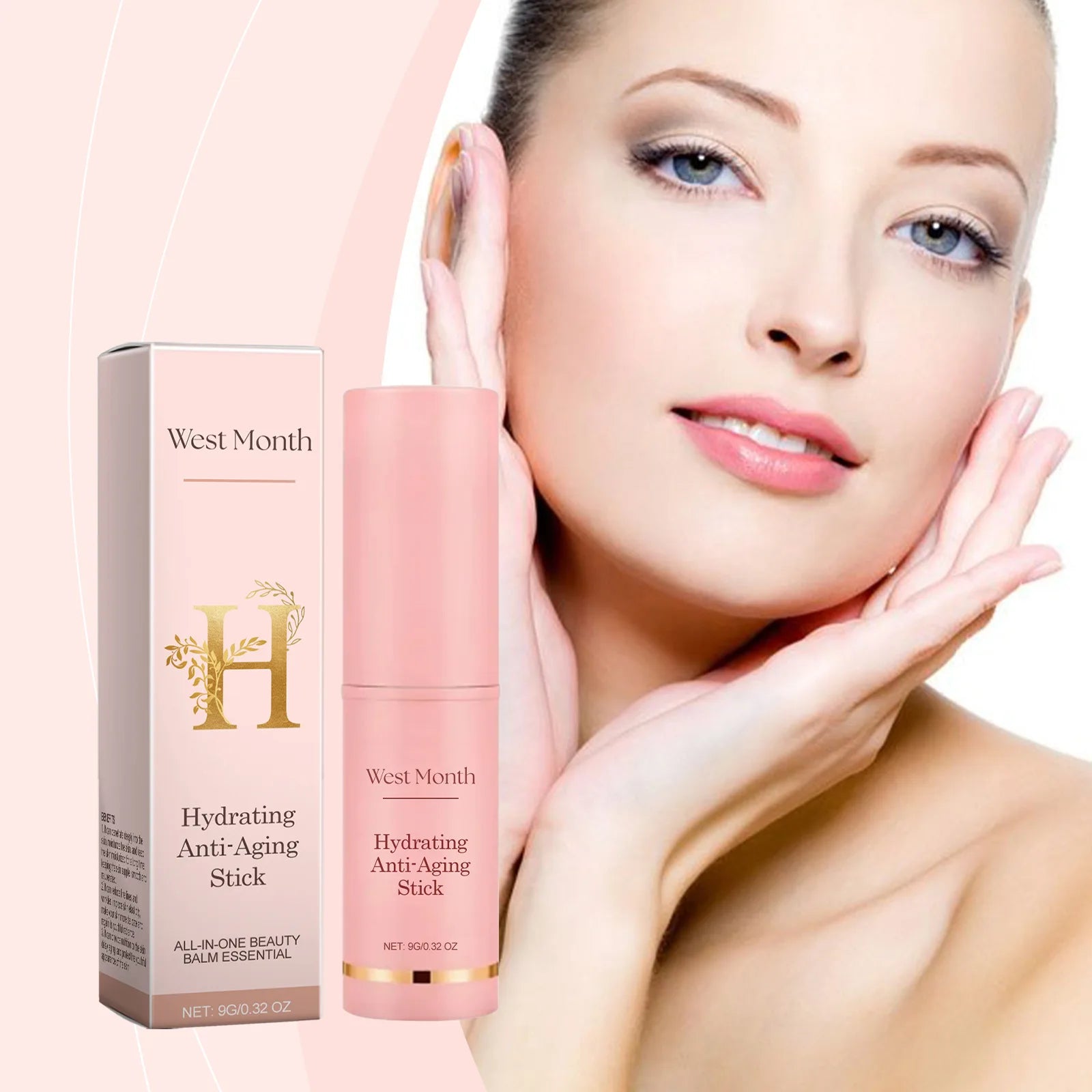 Collagen Wrinkle Removal Multi Bounce Balm Stick Instant Anti-Aging Firming Lift Brighten Facial Dull Skin Moisturizer Cosmetics