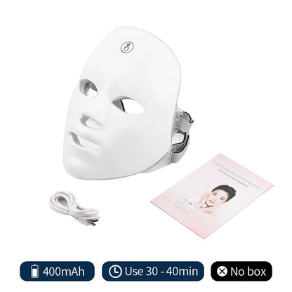 Lulupurest™ 7-Color LED Facial &amp; Neck Mask