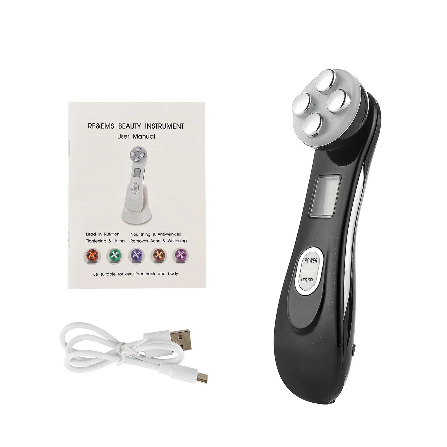 Lulupurest™ 5-in-1 RF EMS LED Photon Beauty Device