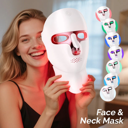Lulupurest™ 7-Color LED Facial &amp; Neck Mask