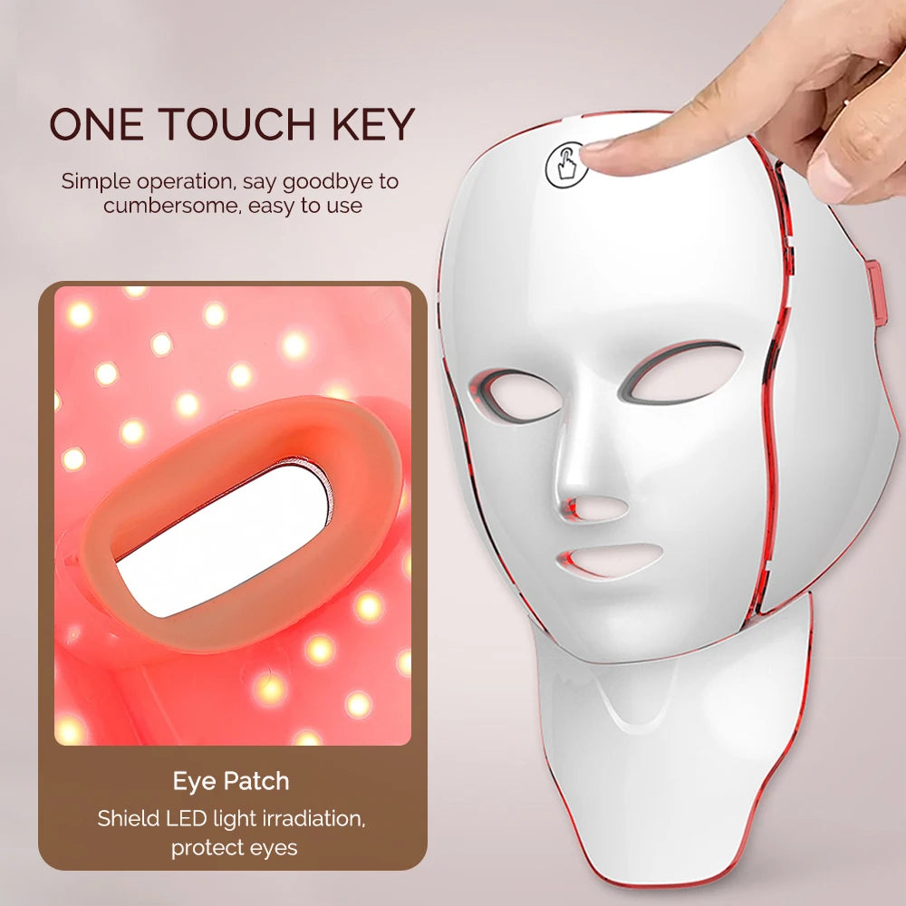 Lulupurest™ 7-Color LED Facial &amp; Neck Mask