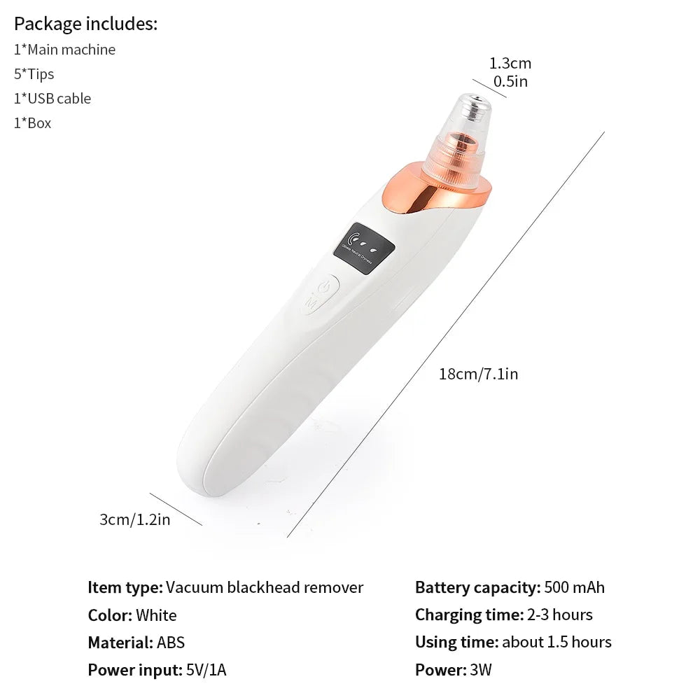 Lulupurest™ Vacuum Blackhead Remover &amp; Facial Pore Cleaner