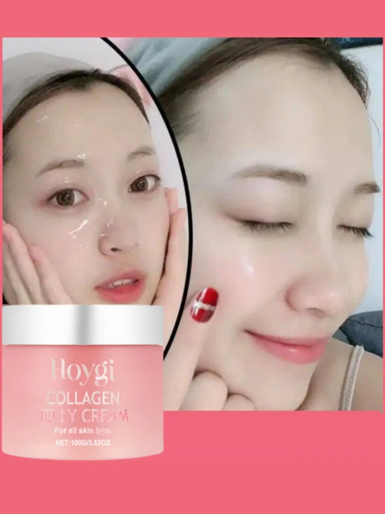 Jelly Face Cream Collagen Soft SPA Nourishing Moisturize Face Shrinks Pores Remove Comedones Jelly Essence Korean Skin Care