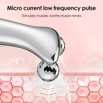 Lulupurest™ 4D Roller Facial Massager – Anti-Aging Face Lifting &amp; Contouring Tool