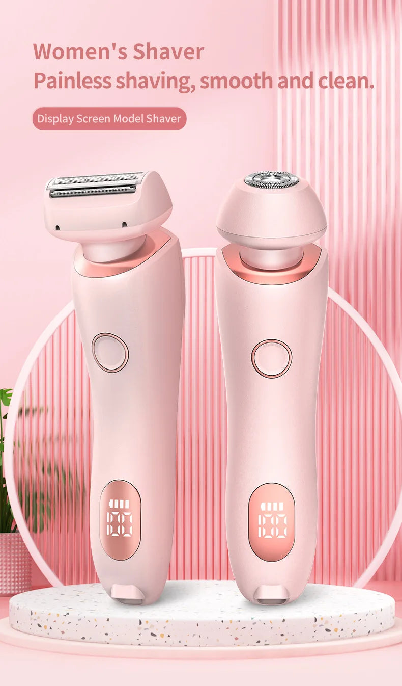 Lulupurest™ 2-in-1 Electric Razor &amp; Bikini Trimmer for Women
