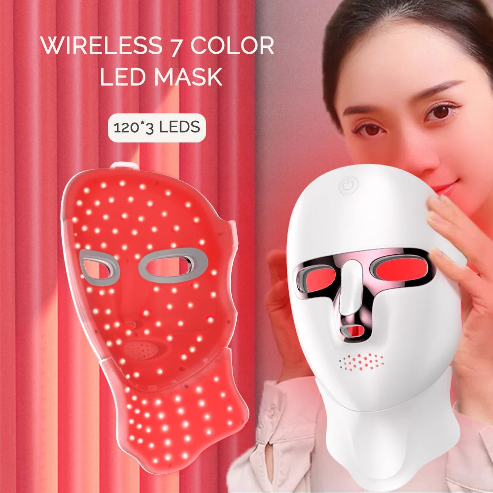 Lulupurest™ 7-Color LED Facial &amp; Neck Mask