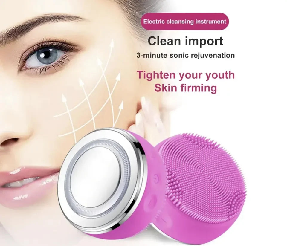 Lulupurest™ 2-in-1 LED Sonic Facial Cleansing Brush