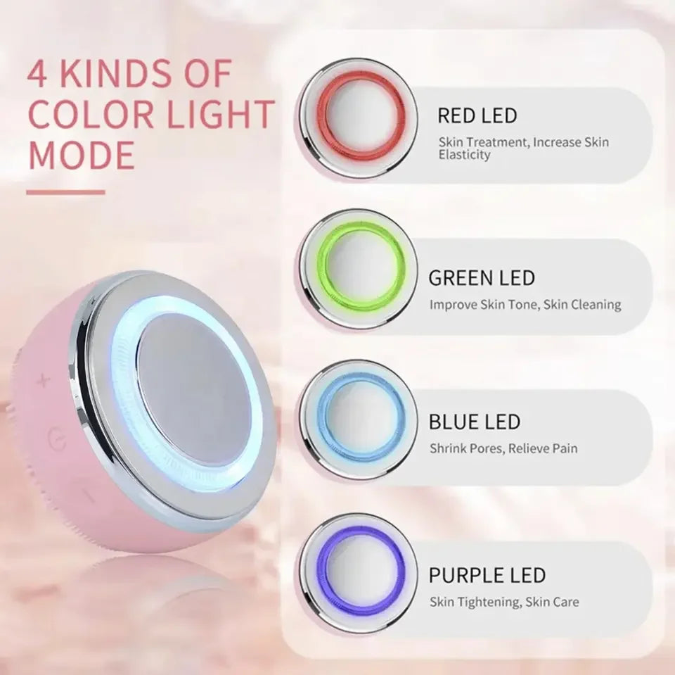 Lulupurest™ 2-in-1 LED Sonic Facial Cleansing Brush