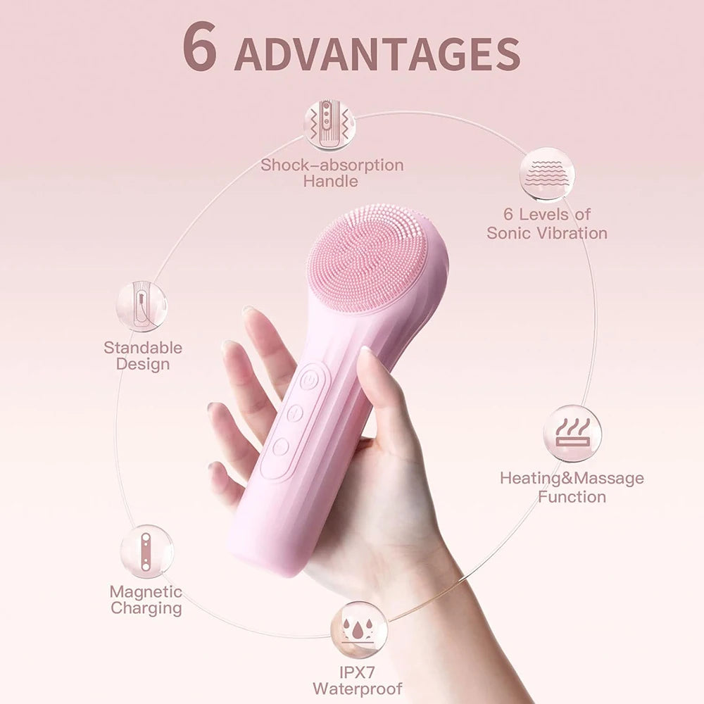 Lulupurest™ Sonic Facial Cleansing Brush