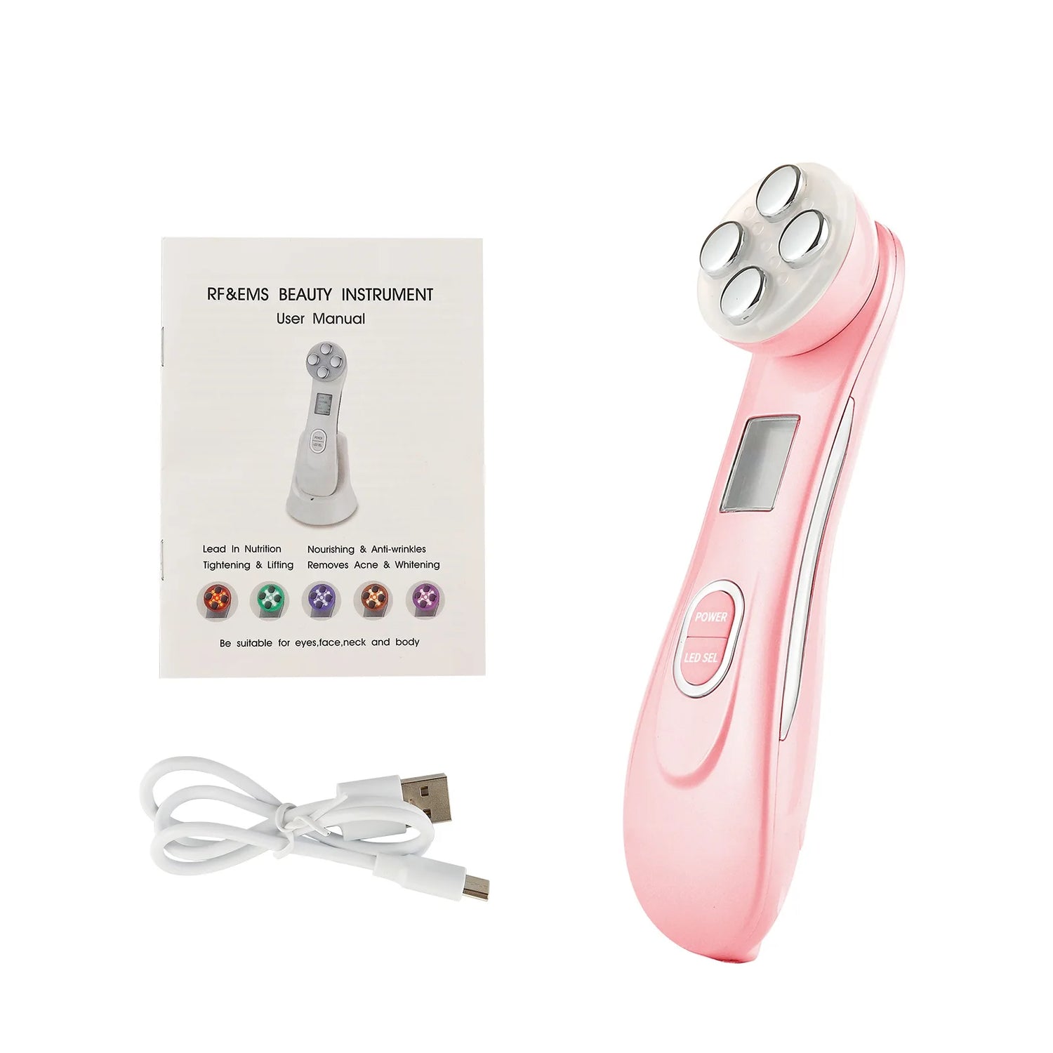 Lulupurest™ 5-in-1 RF EMS LED Photon Beauty Device