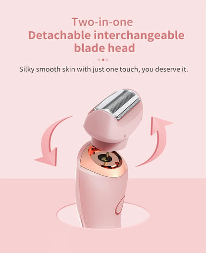 Lulupurest™ 2-in-1 Electric Razor &amp; Bikini Trimmer for Women