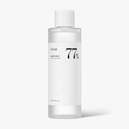Anua Heartleaf 77% Toner Moisturizing Pore Cleansing Oil Foaming Cleanser Deep Cleanses Impurities Korean Skincare