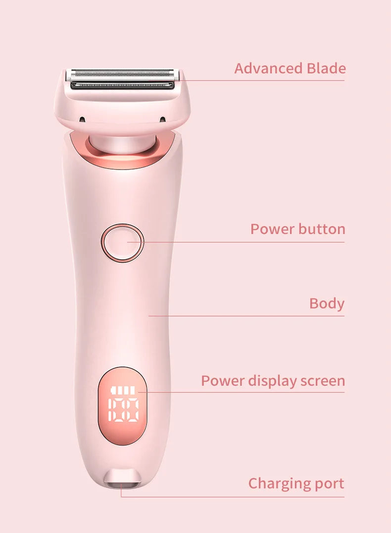 Lulupurest™ 2-in-1 Electric Razor &amp; Bikini Trimmer for Women
