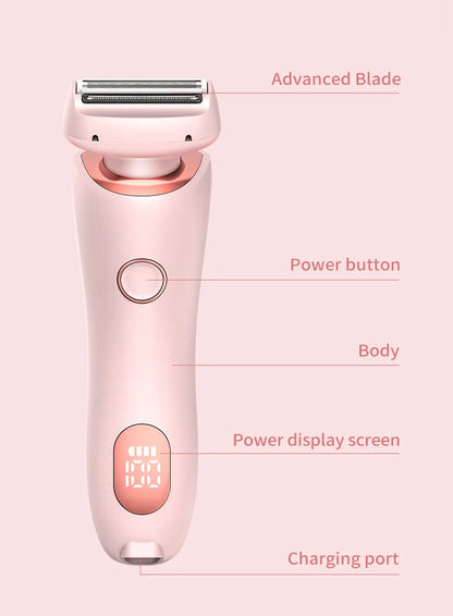 Lulupurest™ 2-in-1 Electric Razor &amp; Bikini Trimmer for Women