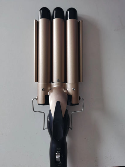 IRUIBEAUTY Professional Hair Curling Iron Ceramic Triple Barrel Hair Curler Irons  Hair Styler Hair Waver Styling Tools