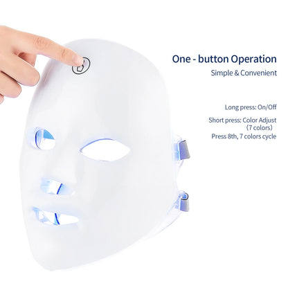 Lulupurest™ 7-Color LED Facial &amp; Neck Mask