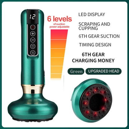 Lulupurest™ Electric Cupping &amp; Gua Sha Massager (6/12 Gear)