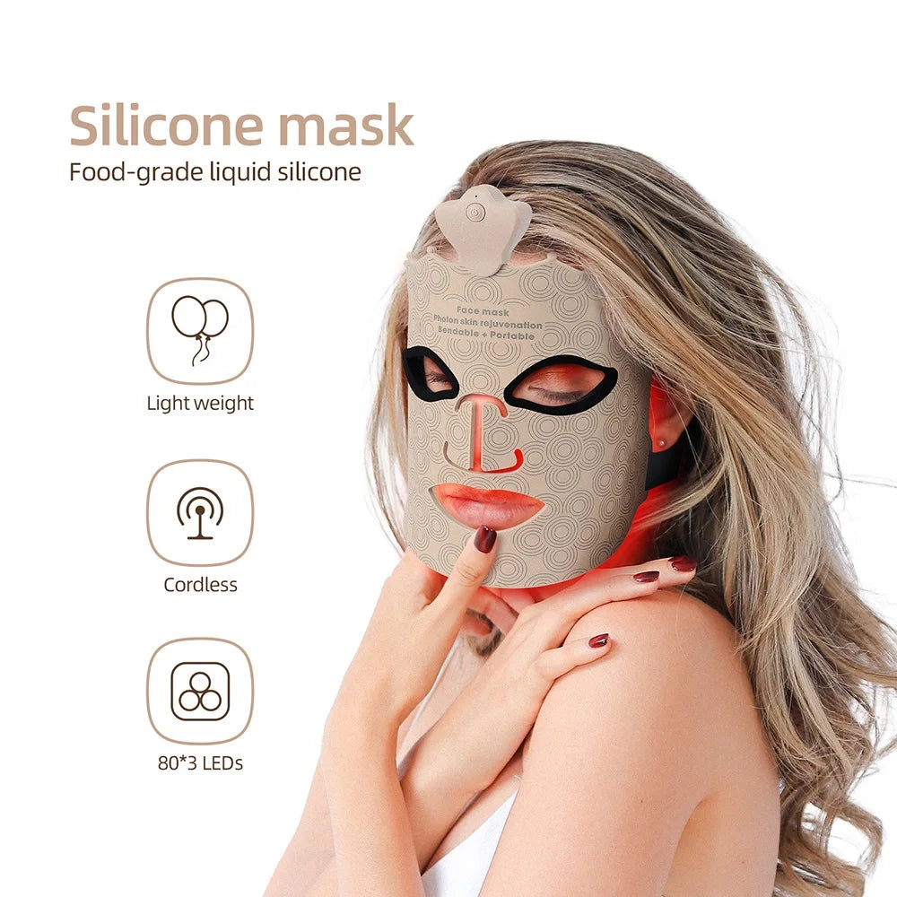 Lulupurest™ 7-Color LED Silicone Face Mask