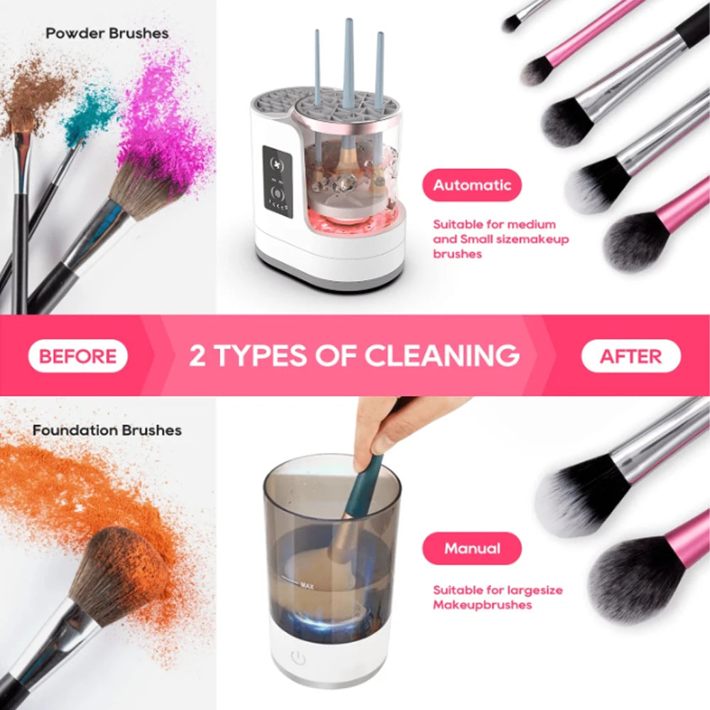 Lulupurest™ Electric Makeup Brush Cleaner &amp; Dryer