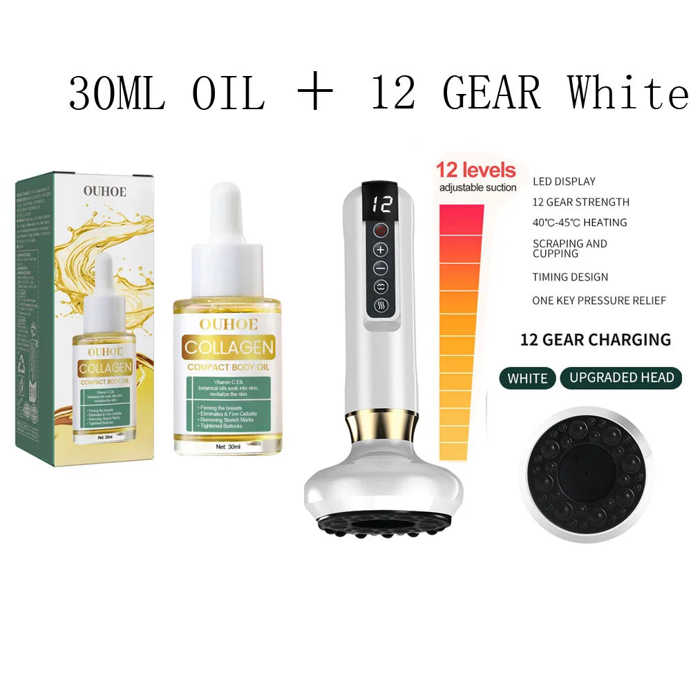 Lulupurest™ Electric Cupping &amp; Gua Sha Massager (6/12 Gear)